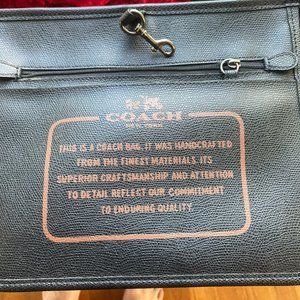 COACH STAR CANYON PRINT COATED CANVAS LARGE CITY TOTE F35917 BLACK & BROWN